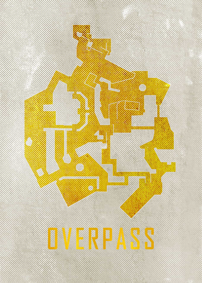 Overpass Map White Gold