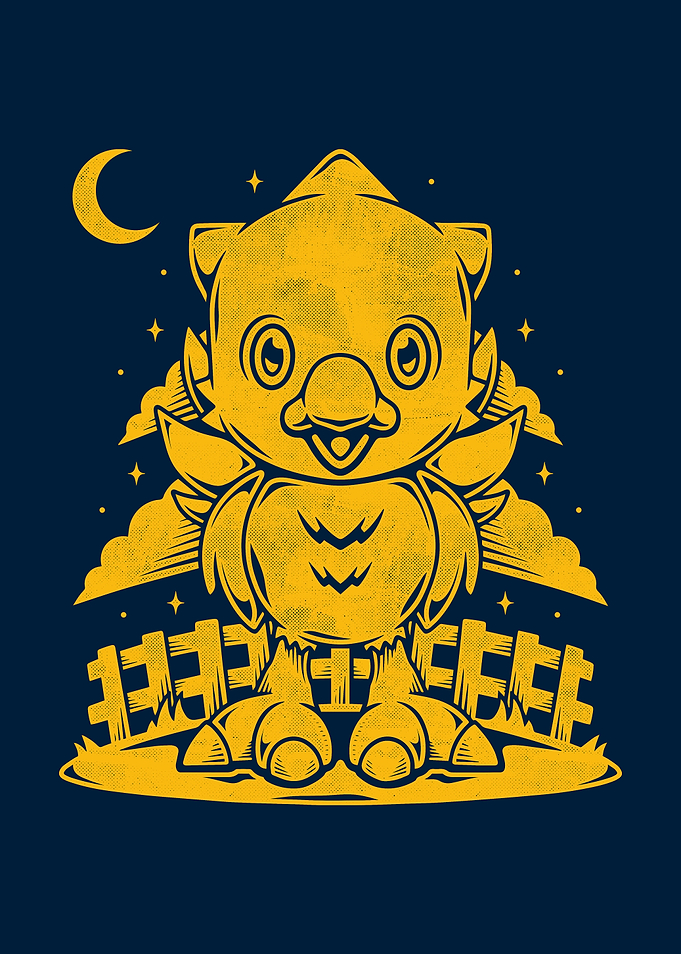 Chocobo Farm at Night