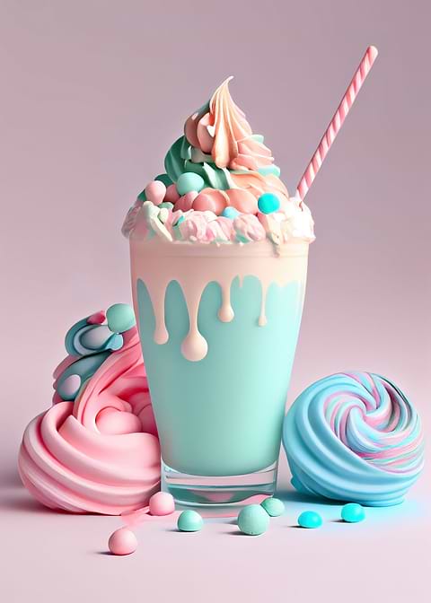 Sip on Sweetness — metal poster wall art