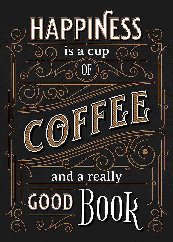 Coffee and book