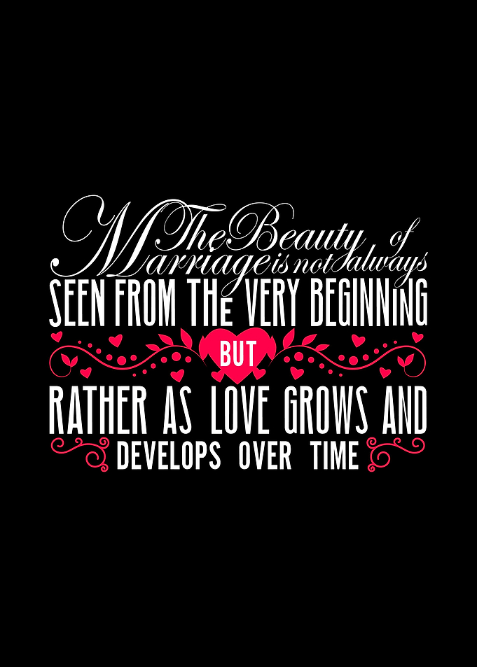 The Beauty of Marrieage
