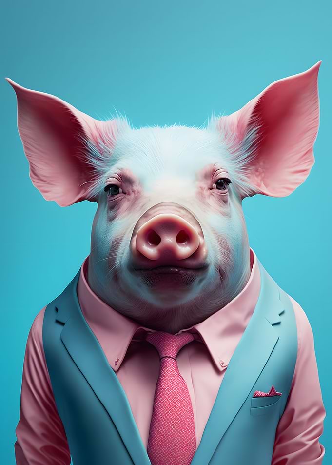 High Fashion Pig