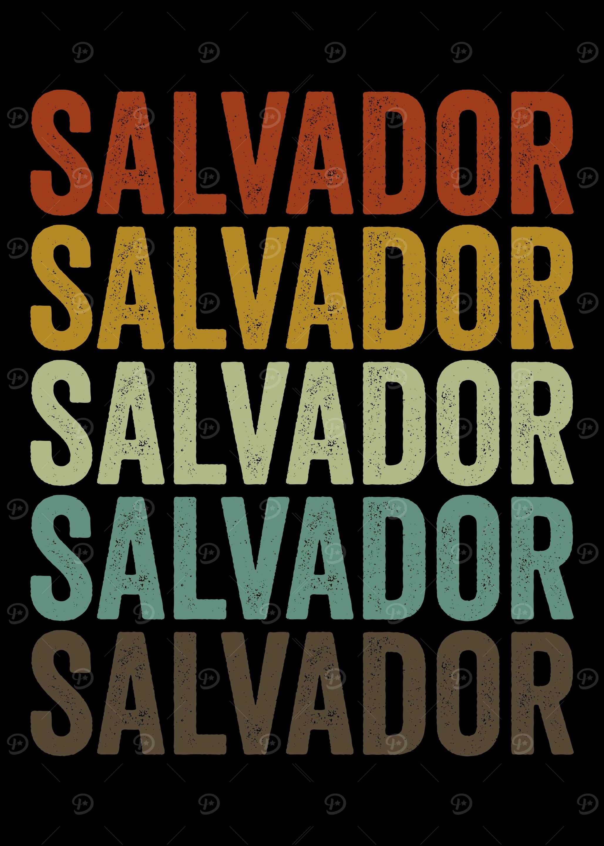 Salvador Brazil Retro