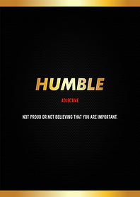 funny humble definition