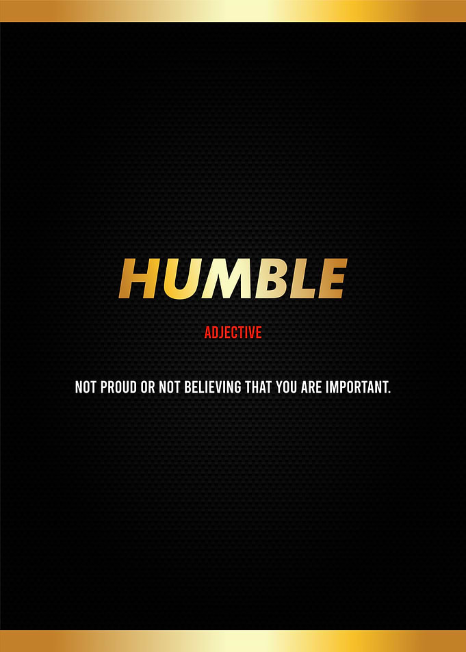 funny humble definition