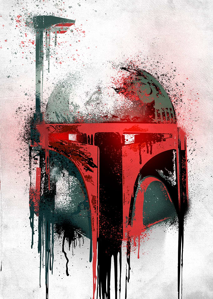 Boba Fett Graffitti Helmet