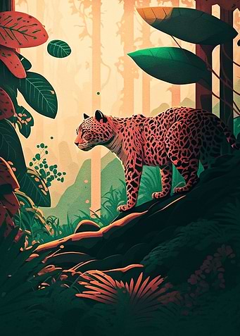 Tiger In Forest
