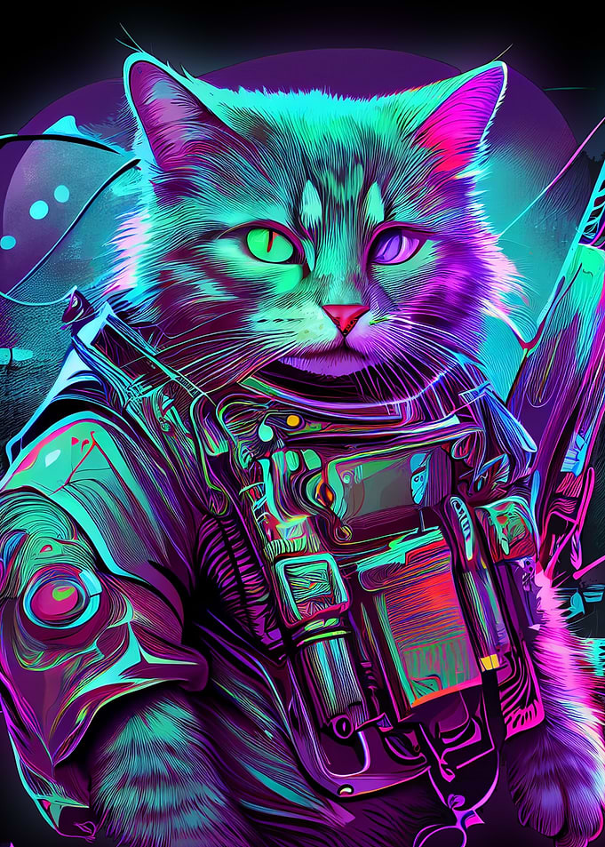 Chat Synthwave