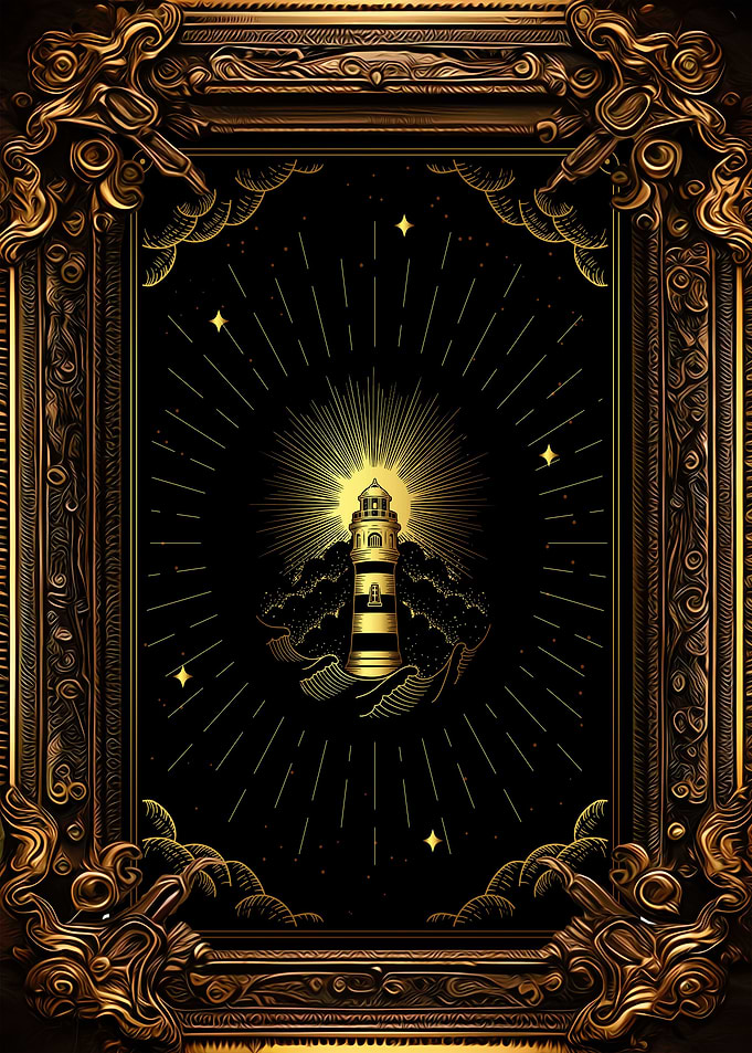 Tarot shining lighthouse