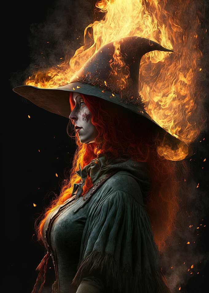 Four Sisters Fire Witch