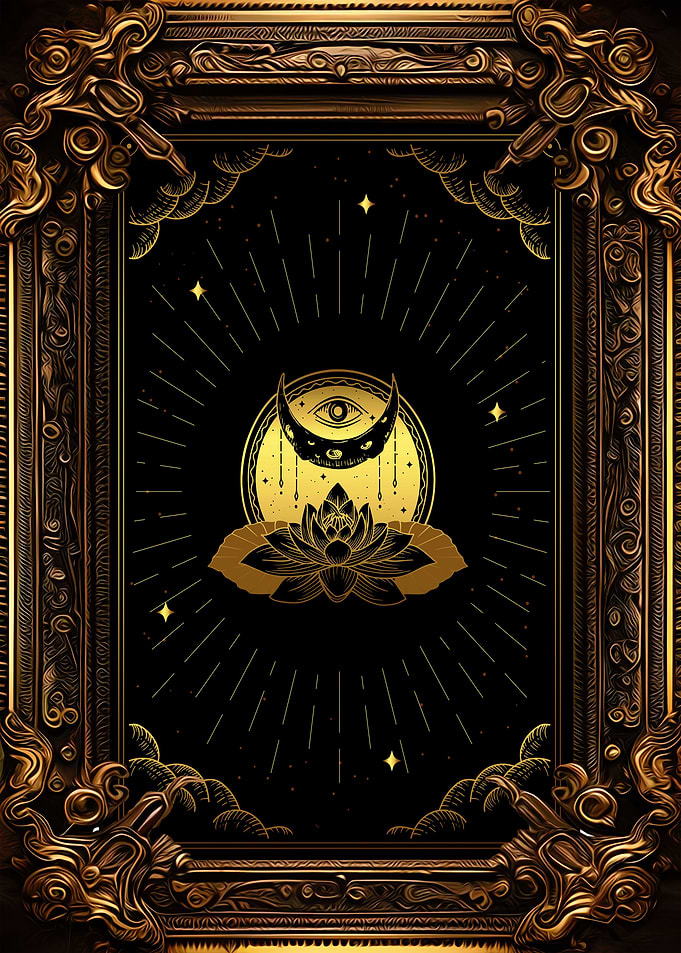 Tarot the moon lily