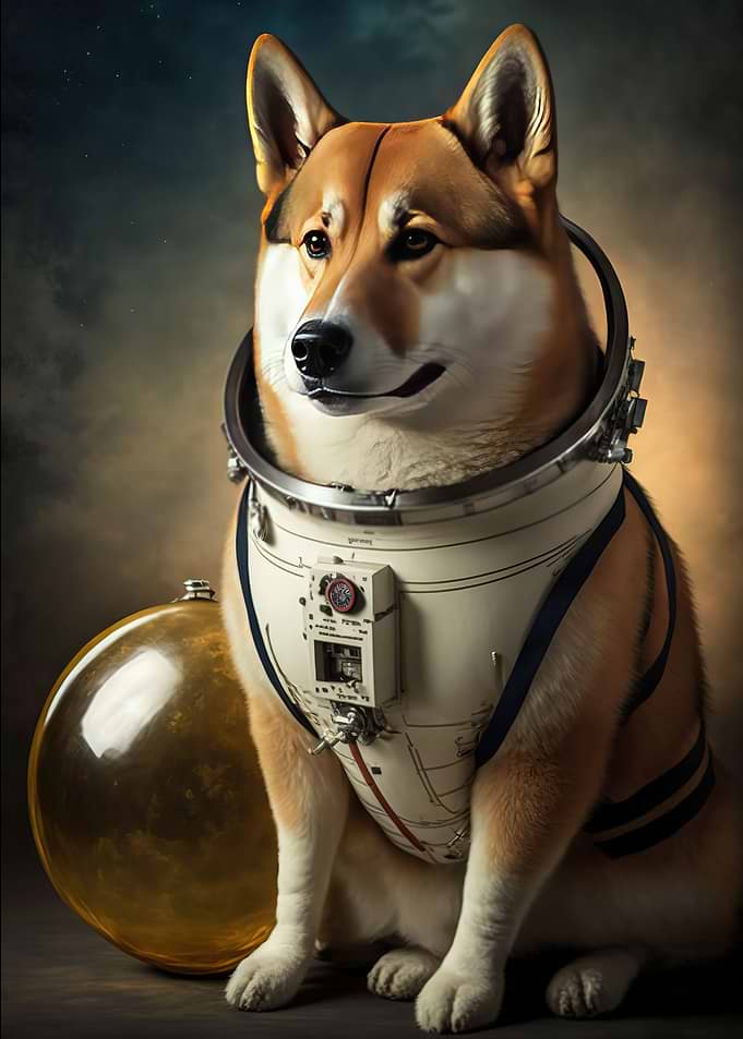astronaut shiba inu