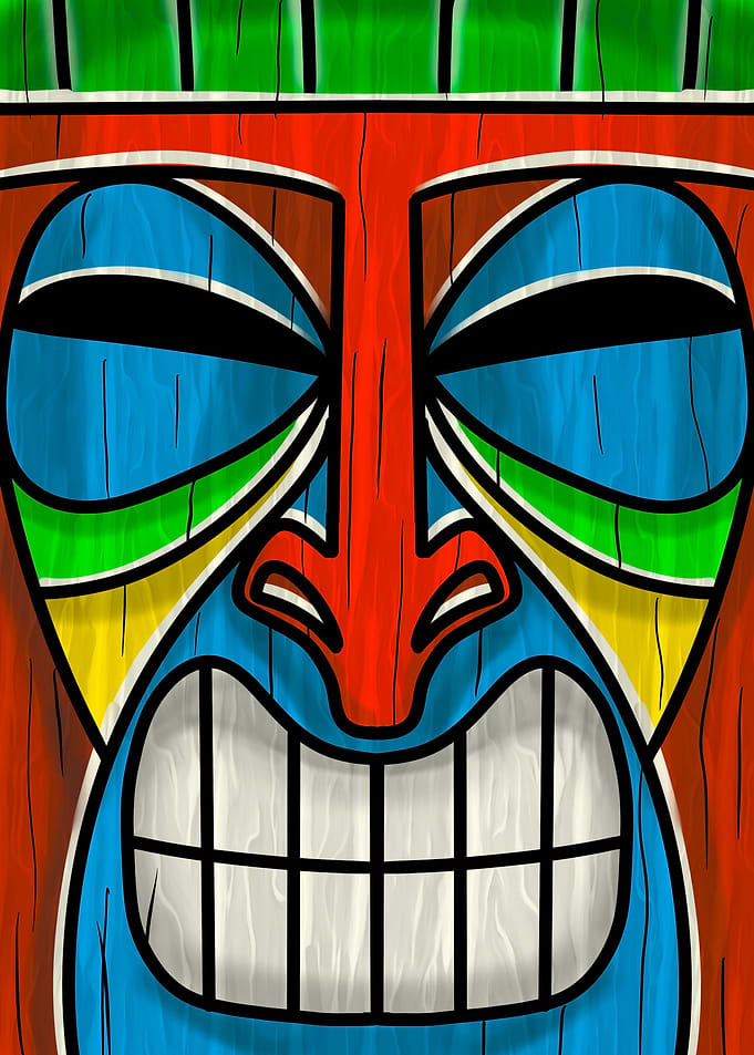 Tiki Mask angry