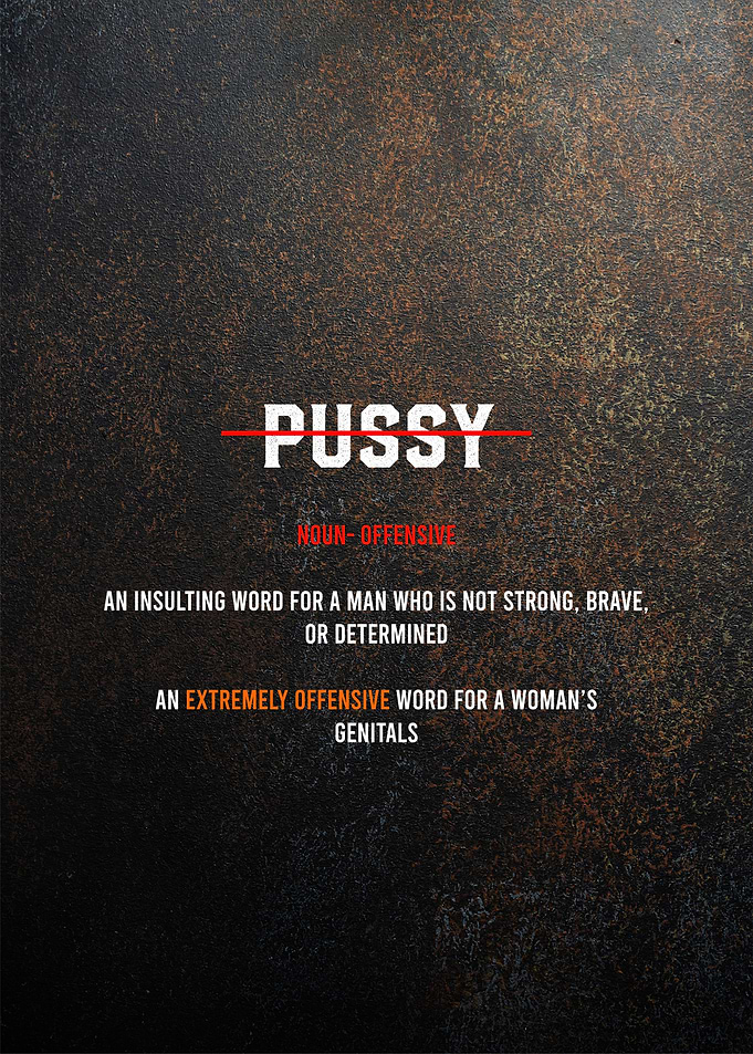 pussy motivational textart
