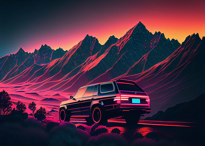 Synthwave Car 49