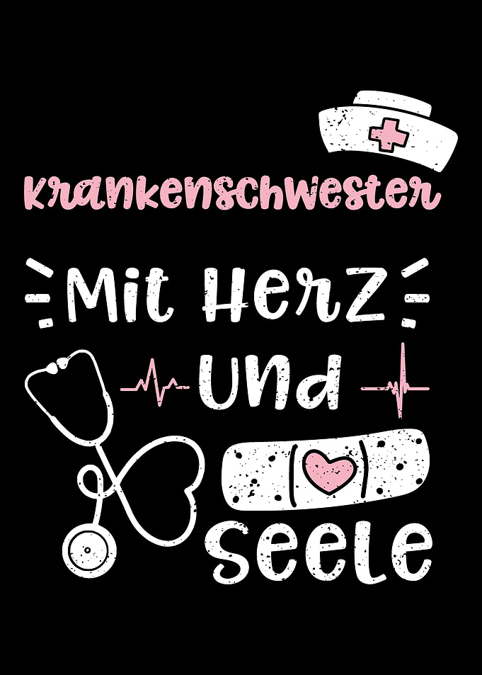 Krankenschwester Mit Herz