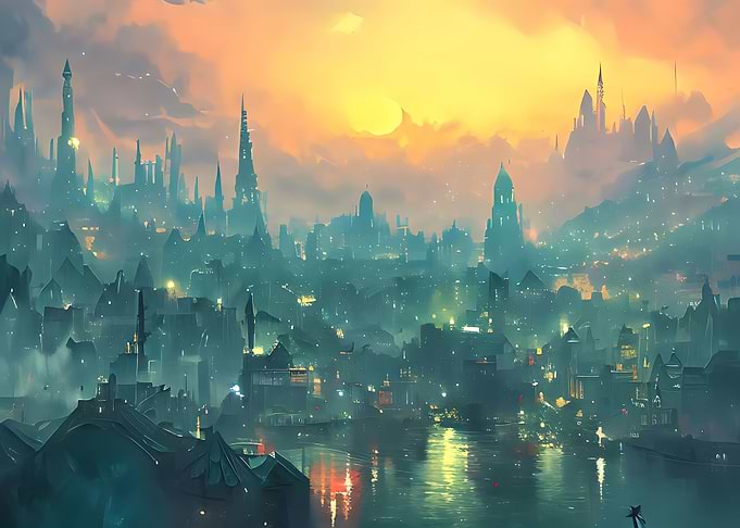 Fantasy Vibrant Landscapes