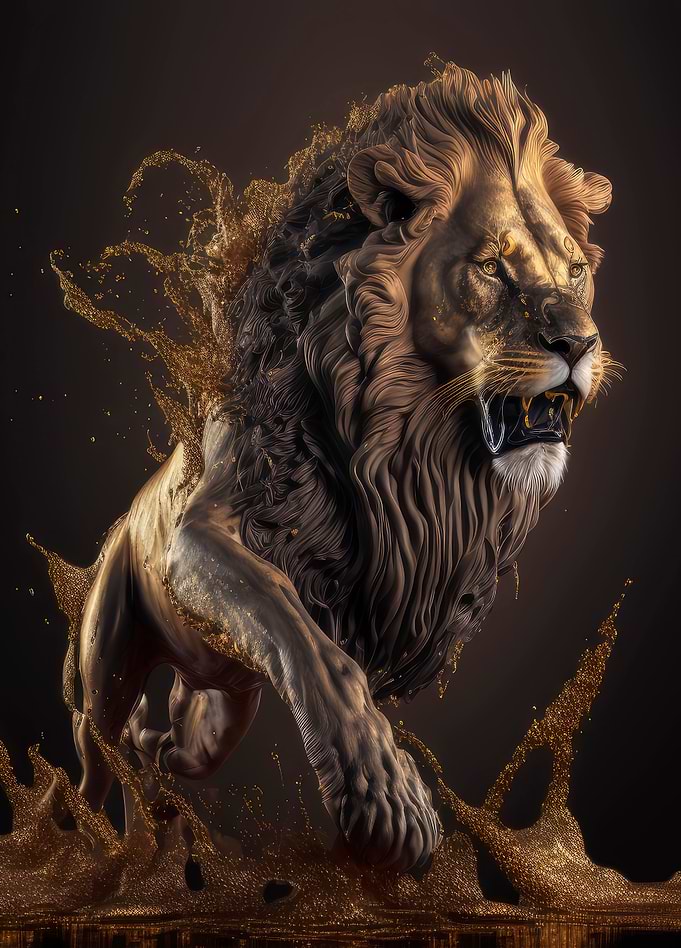 Shimmering Might Lion King