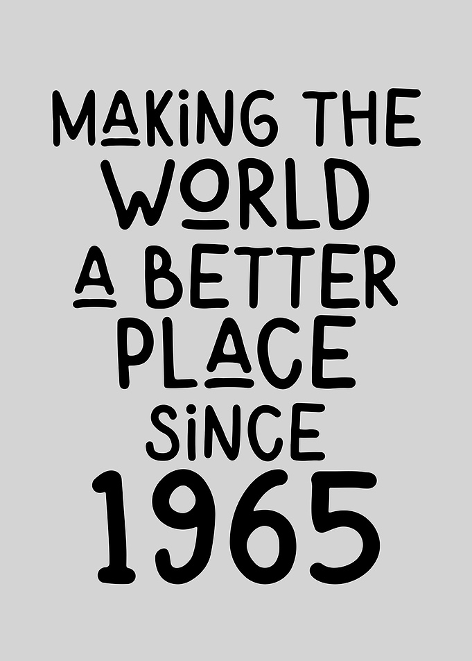 Inspiring Gift Quote 1965