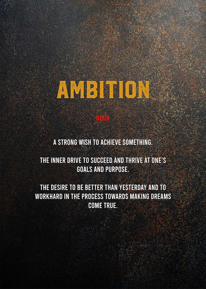 ambition motivational