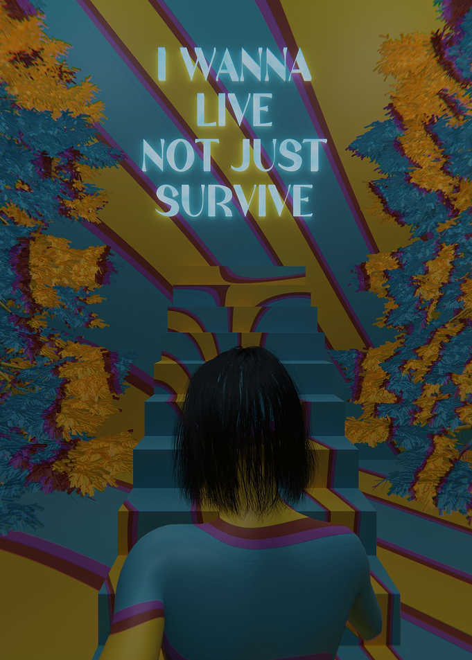 I Wanna Live Colorful 3D