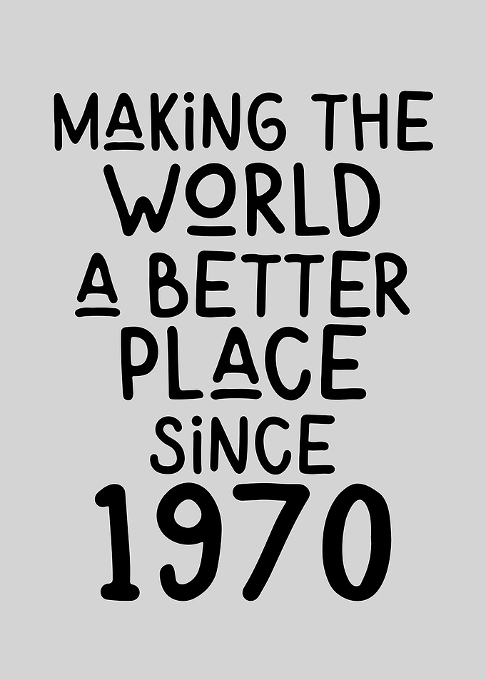 Inspiring Gift Quote 1970