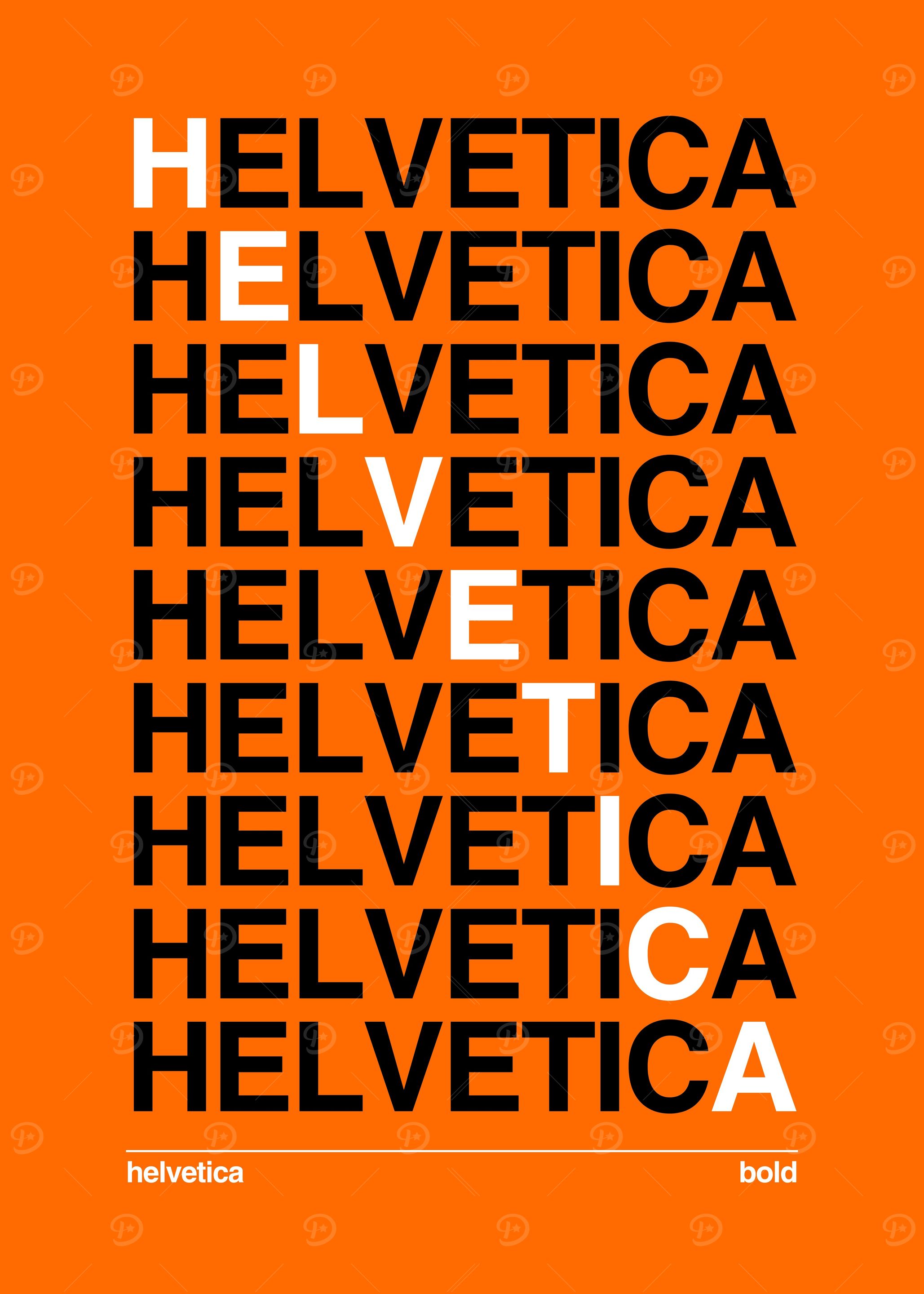 Helvetica Wall Art