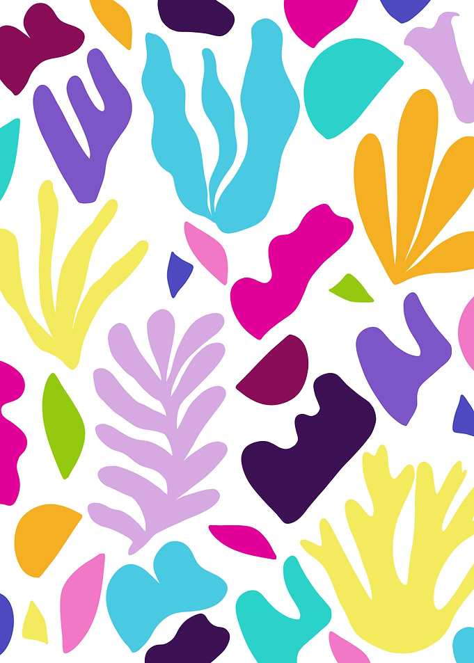 Abstract Seagrass Shapes 2
