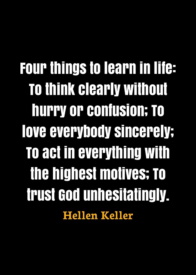 Hellen Keller Quote