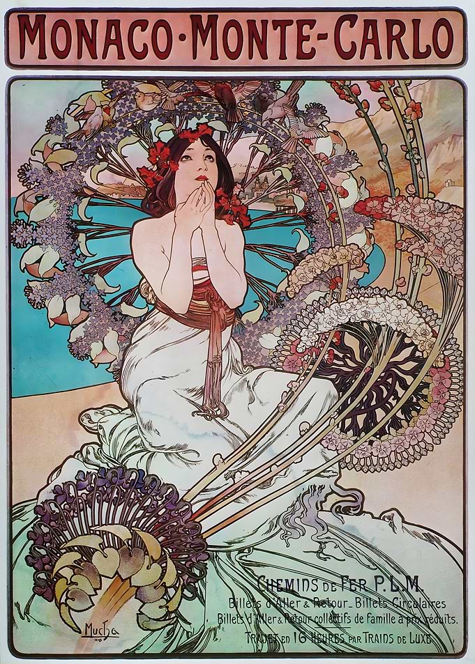 Alphonse Mucha Art Nouveau