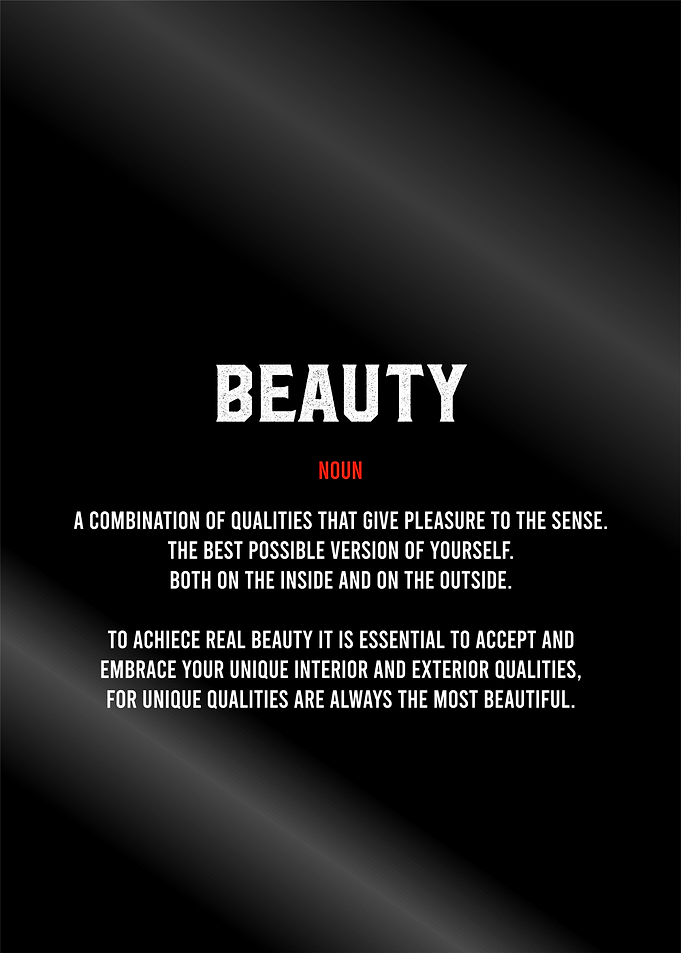 beauty definition text art