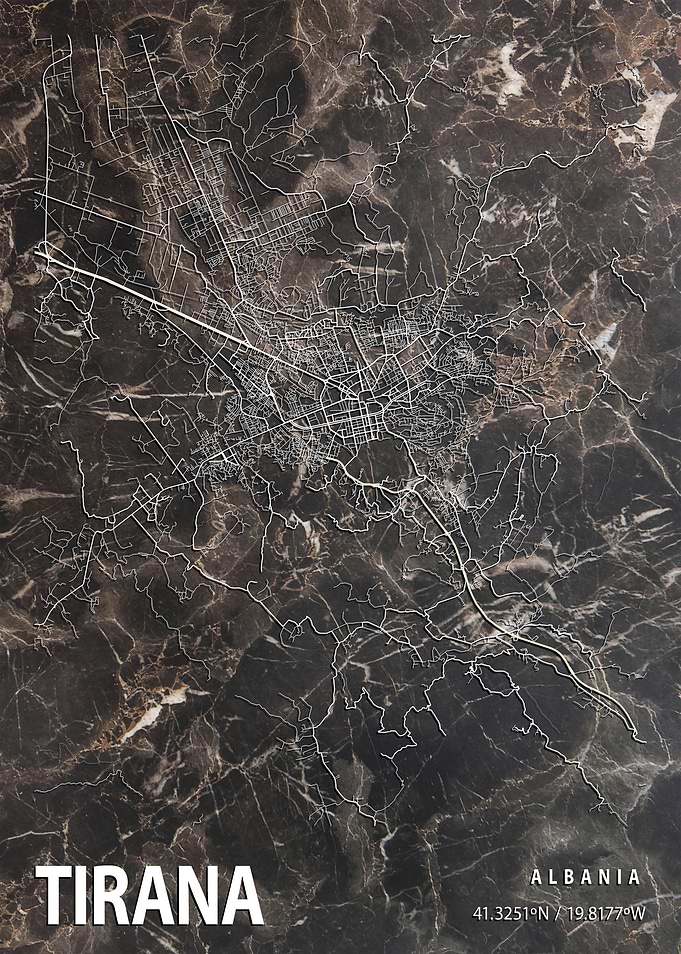 TIRANA CITY MAP