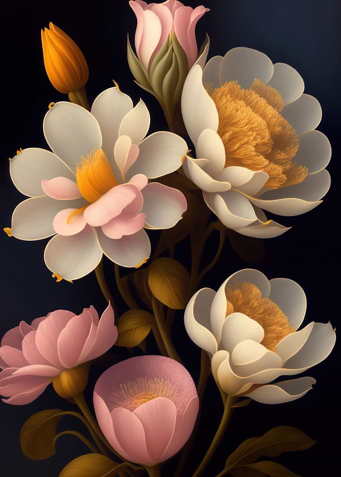 vintage flowers