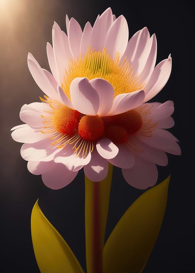 vintage flower art