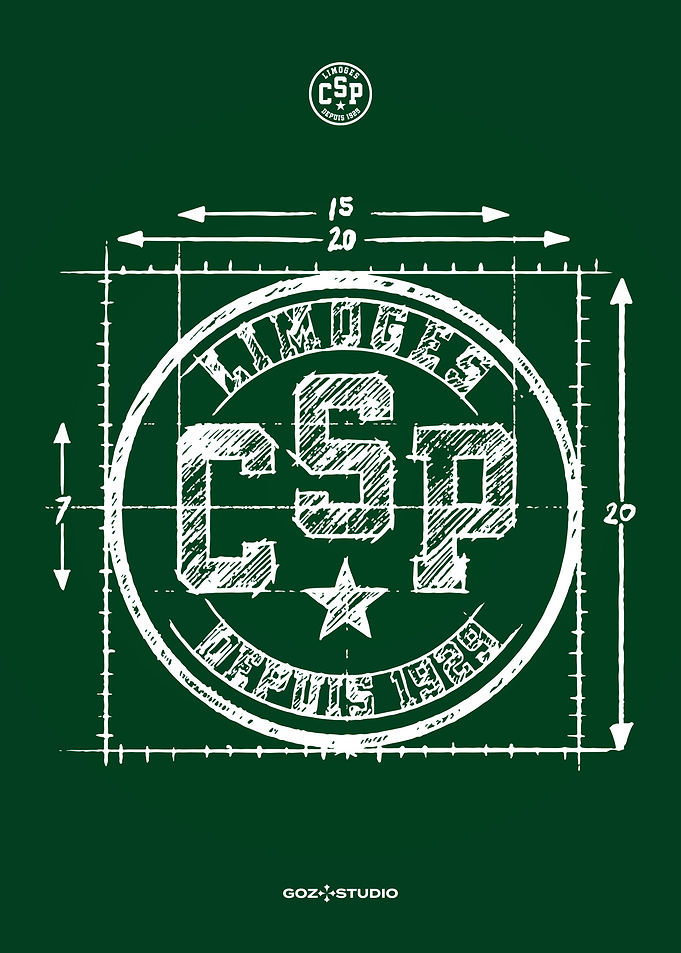 Draw logo Limoges CSP