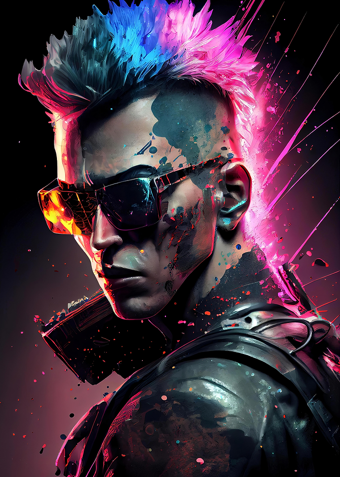 Cyberpunk Portrait