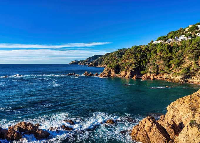 Spain coast landscape sea