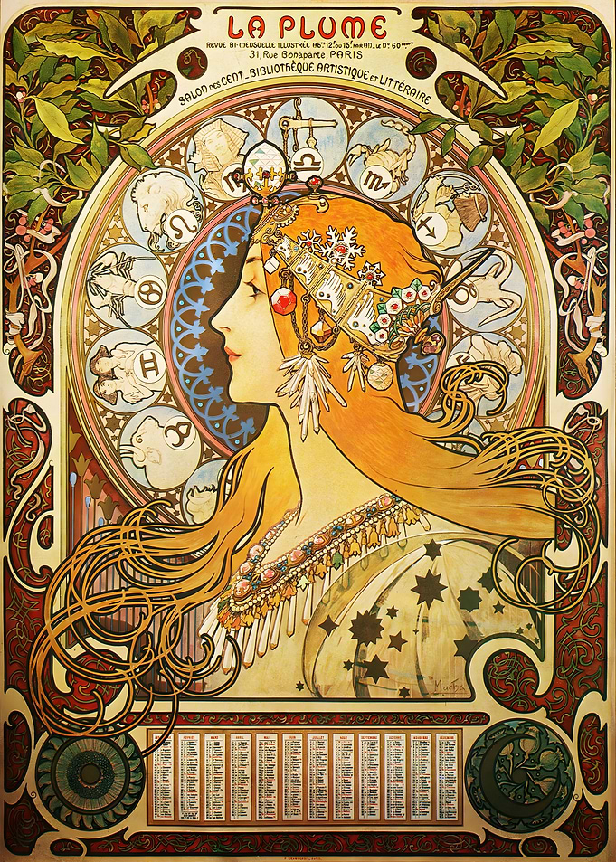 Alphonse Mucha Art Nouveau