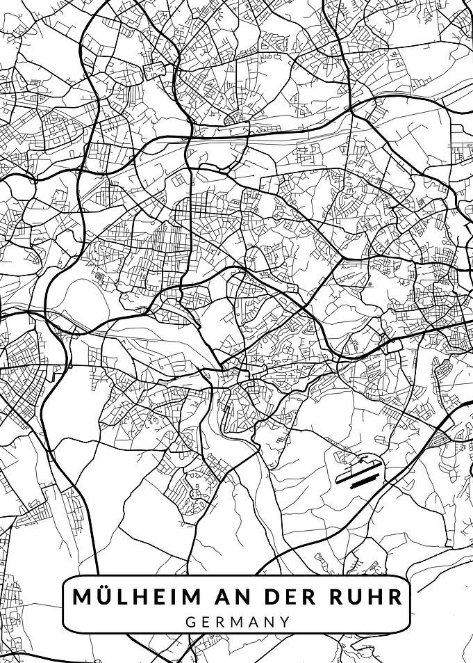 Mlheim An Der Ruhr Map