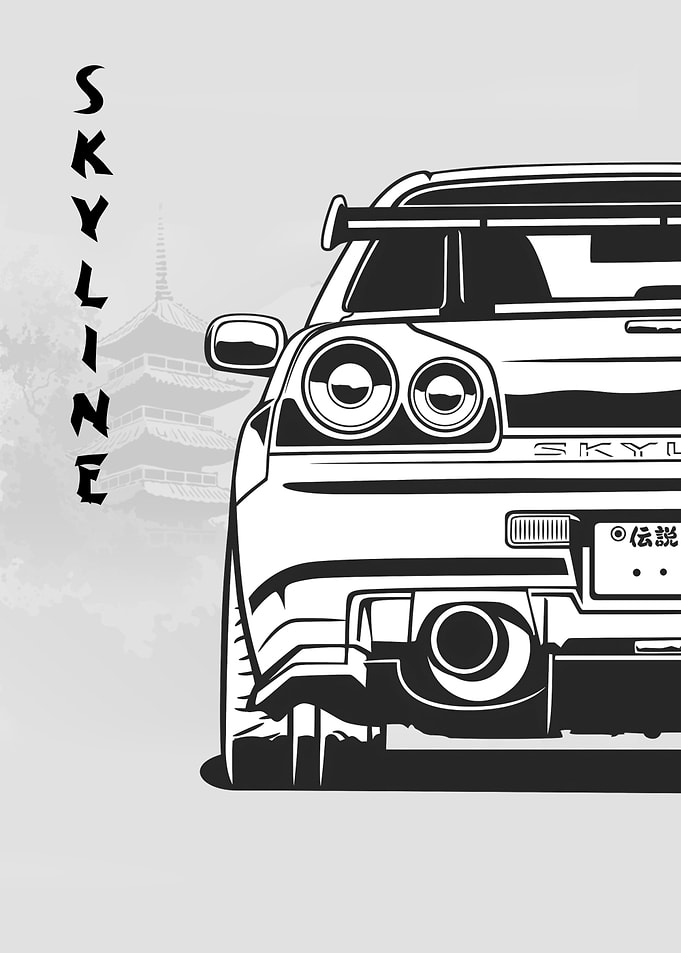 Nissan skyline R34