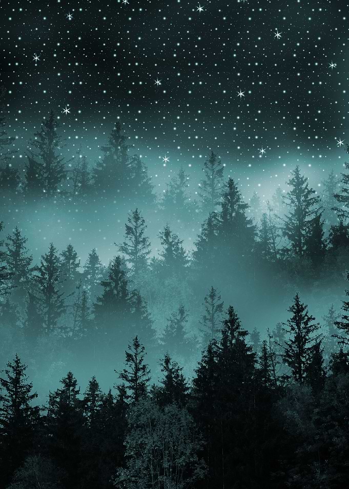 Teal Forest Galaxy Dream 1
