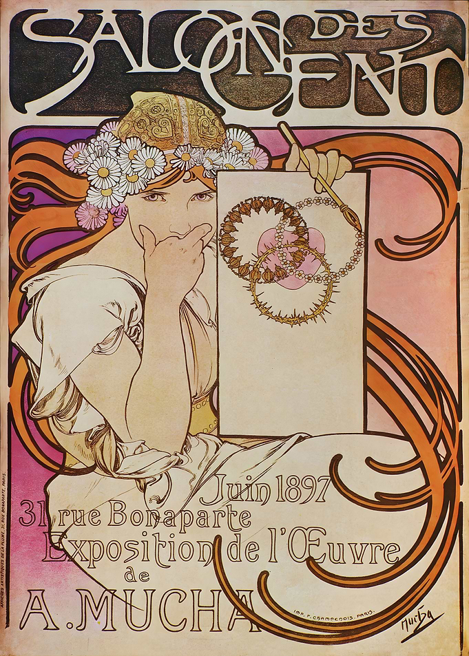 Alphonse Mucha Art Nouveau