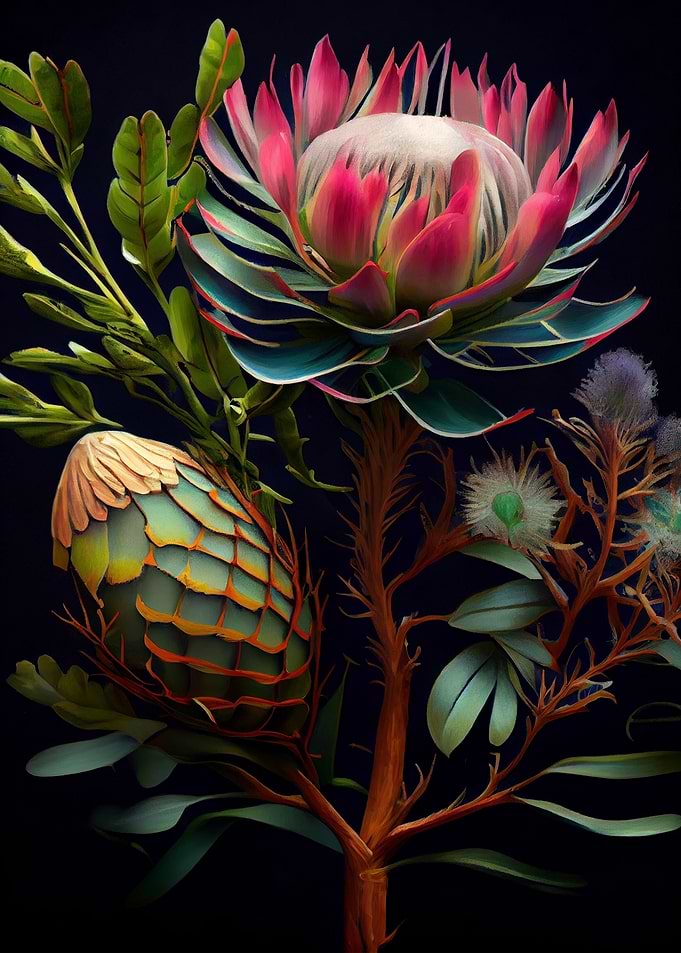 Waratah Wall Art