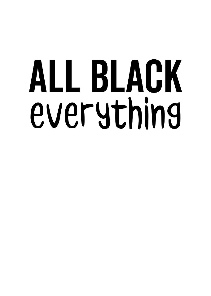 All Black Everything