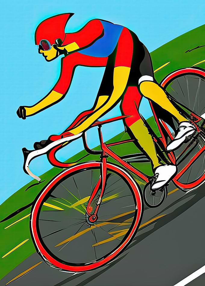 Speeding Cyclist 10