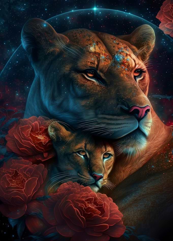 Star watching Lion Love