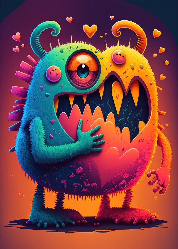 Monster Love Hearts