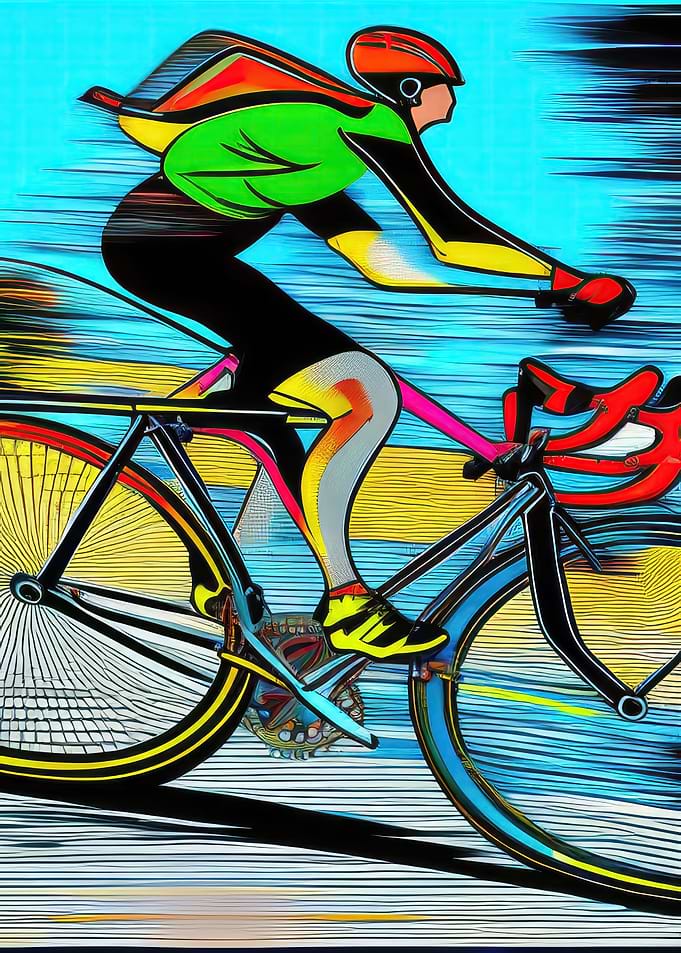 Speeding Cyclist 01