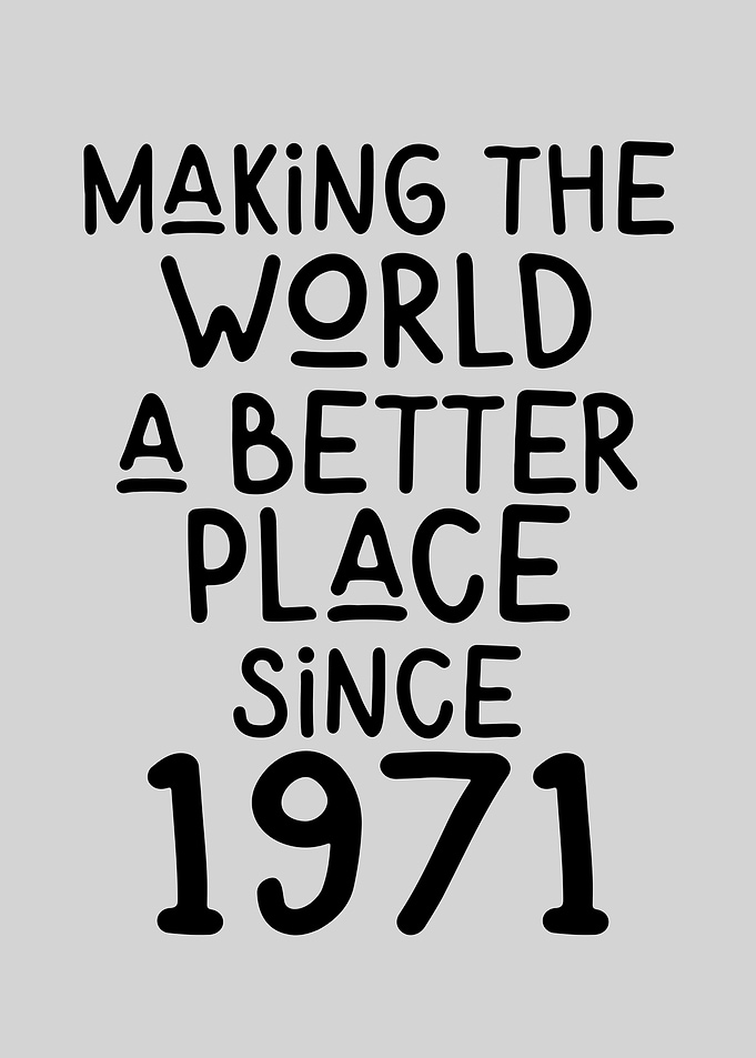 Inspiring Gift Quote 1971