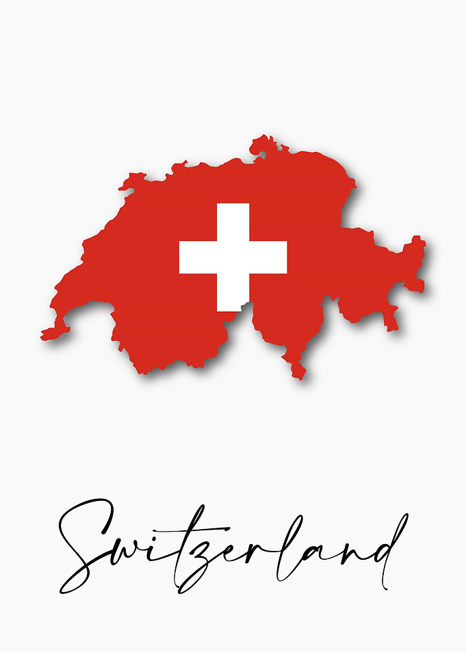 Switzerland Country Map